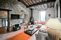 CarmineResidence Farm house Sitting Room with log burner