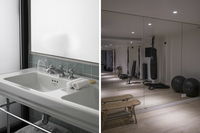parister gym and bathroom