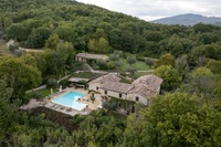 Drone showing layout of property
