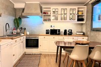 villa sal kitchen with sea view