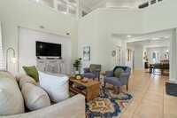 Can fit up to 8 at the dining table. Close to the kitchen for easy serving.
| Emerald Palm by Boutiq Luxury Vacation Rentals | Miramar Beach, Florida