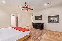 The primary bathroom features a double sink, walk-in closet, and a large, jacuzzi style tub, offering plenty of space and comfort for each person.
| The Sonoran by Boutiq Luxury Vacation Rentals | Scottsdale, Arizona