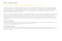 South Africa Safari itinerary (1)